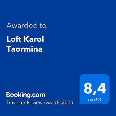 Loft Karol Taormina Apartment Gaggi Ngoại thất bức ảnh