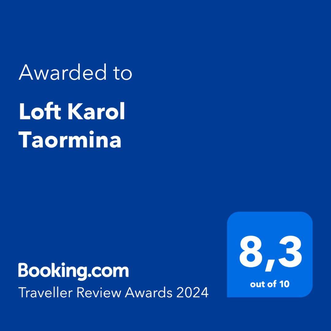 Loft Karol Taormina Apartment Gaggi Ngoại thất bức ảnh
